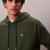 Hochwertiger, lockerer Monogram-Fleece-Hoodie aus Frottee Hochwertiger, lockerer Monogram-Fleece-Hoodie aus Frottee