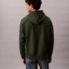 Hochwertiger, lockerer Monogram-Fleece-Hoodie aus Frottee Hochwertiger, lockerer Monogram-Fleece-Hoodie aus Frottee