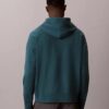Hochwertiger, lockerer Monogram-Fleece-Hoodie aus Frottee Hochwertiger, lockerer Monogram-Fleece-Hoodie aus Frottee