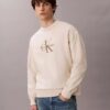 Hochwertiges Frottee-Sweatshirt mit Monogram-Logo Hochwertiges Frottee-Sweatshirt mit Monogram-Logo