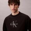 Hochwertiges Frottee-Sweatshirt mit Monogram-Logo Hochwertiges Frottee-Sweatshirt mit Monogram-Logo