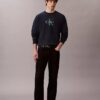 Hochwertiges Frottee-Sweatshirt mit Monogram-Logo Hochwertiges Frottee-Sweatshirt mit Monogram-Logo