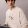 Hochwertiges Frottee-Sweatshirt mit Monogram-Logo Hochwertiges Frottee-Sweatshirt mit Monogram-Logo