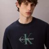 Hochwertiges Frottee-Sweatshirt mit Monogram-Logo Hochwertiges Frottee-Sweatshirt mit Monogram-Logo