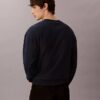 Hochwertiges Frottee-Sweatshirt mit Monogram-Logo Hochwertiges Frottee-Sweatshirt mit Monogram-Logo