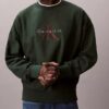 Hochwertiges Frottee-Sweatshirt mit Monogram-Logo Hochwertiges Frottee-Sweatshirt mit Monogram-Logo