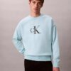 Hochwertiges Frottee-Sweatshirt mit Monogram-Logo und lockerer Passform Hochwertiges Frottee-Sweatshirt mit Monogram-Logo und lockerer Passform