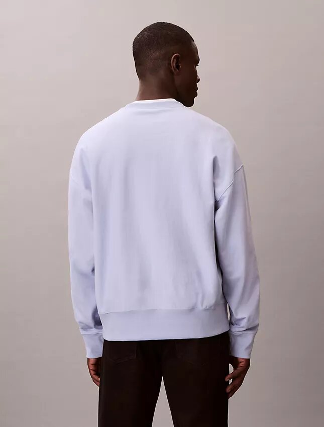 Hochwertiges Frottee-Sweatshirt mit Monogram-Logo und lockerer Passform Hochwertiges Frottee-Sweatshirt mit Monogram-Logo und lockerer Passform