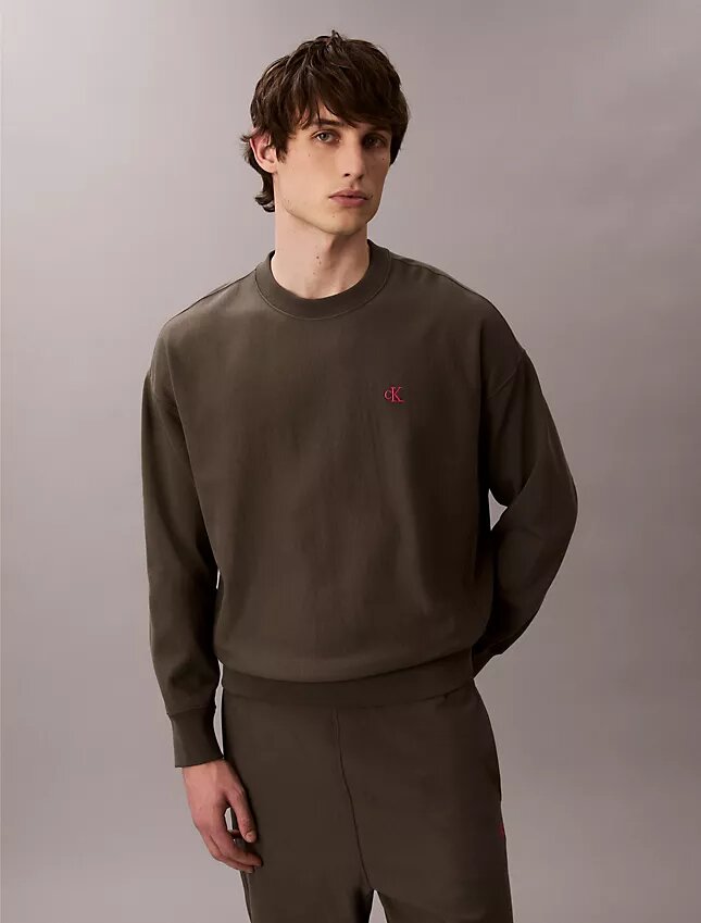 Hochwertiges Sweatshirt aus Frottee in lockerer Passform Hochwertiges Sweatshirt aus Frottee in lockerer Passform