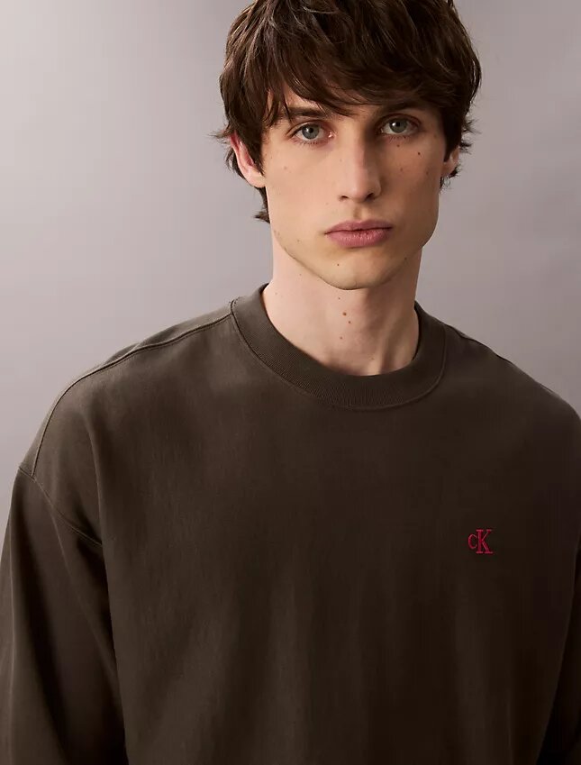 Hochwertiges Sweatshirt aus Frottee in lockerer Passform Hochwertiges Sweatshirt aus Frottee in lockerer Passform