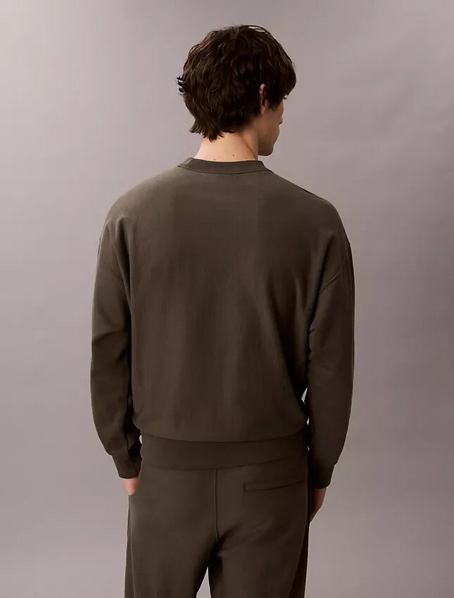 Hochwertiges Sweatshirt aus Frottee in lockerer Passform Hochwertiges Sweatshirt aus Frottee in lockerer Passform