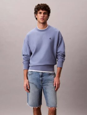 Hochwertiges Sweatshirt aus Frottee mit lockerer Passform
