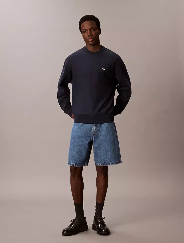 Hochwertiges Sweatshirt aus Frottee mit lockerer Passform Hochwertiges Sweatshirt aus Frottee mit lockerer Passform