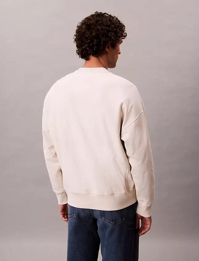 Hochwertiges Sweatshirt aus Frottee mit lockerer Passform Hochwertiges Sweatshirt aus Frottee mit lockerer Passform