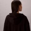 Hoodie aus Baumwolljersey mit durchgehendem Reißverschluss und Logo Hoodie aus Baumwolljersey mit durchgehendem Reißverschluss und Logo