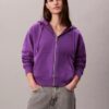 Hoodie mit Reißverschluss aus French Terry mit Archiv-Logo Hoodie mit Reißverschluss aus French Terry mit Archiv-Logo