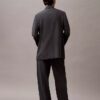 Hose aus plissiertem Wollgabardine-Mischgewebe Hose aus plissiertem Wollgabardine-Mischgewebe