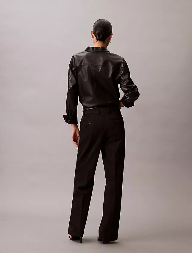 Hose aus Wollgabardine-Mischung Hose aus Wollgabardine-Mischung