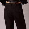 Hose aus Wollgabardine-Mischung Hose aus Wollgabardine-Mischung
