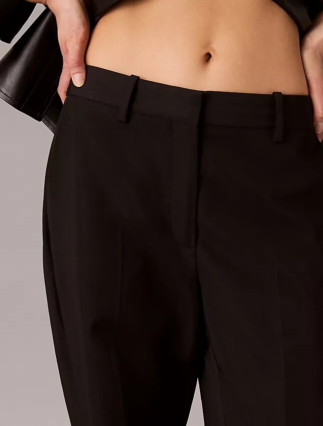 Hose aus Wollgabardine-Mischung Hose aus Wollgabardine-Mischung
