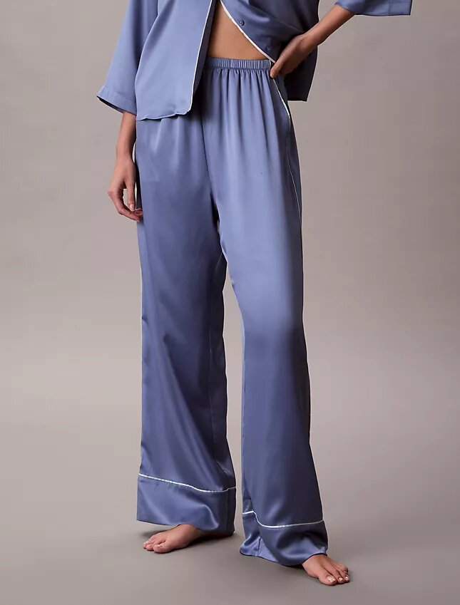 Hose mit Satin-Glanz Hose mit Satin-Glanz