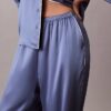 Hose mit Satin-Glanz Hose mit Satin-Glanz