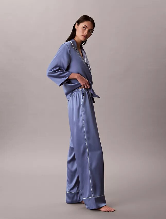 Hose mit Satin-Glanz Hose mit Satin-Glanz