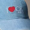 I Love CK Graphic Denim Cap