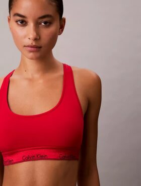 Icon Baumwoll-Modal-Bralette mit Metallic-Effekt, Unlined