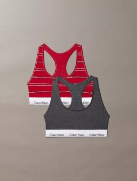 Icon Baumwolle-Modal 2er-Pack Unlined Bralette