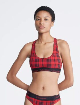 Icon Baumwolle-Modal Holiday Unlined Bralette