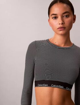 Icon Baumwolle-Modal, leicht gefüttert, langärmeliges Bralette