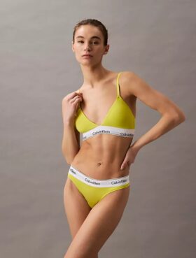 Icon Baumwolle-Modal Leicht gefütterter Triangel-Bralette