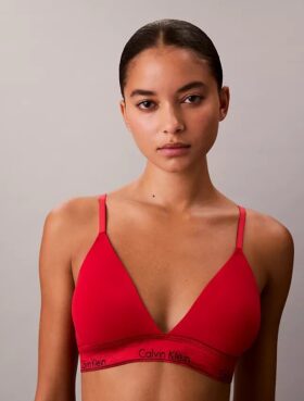 Icon Baumwolle-Modal-Metallic-Triangel-Bralette mit leichtem Futter