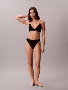 Icon Baumwolle-Modal-Metallic-Triangel-Bralette mit leichtem Futter