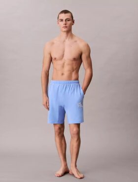 Icon Cotton Stretch Monologo-Schlafshorts