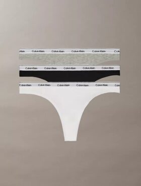 Icon Logo 3er-Pack Low-Rise-Thong