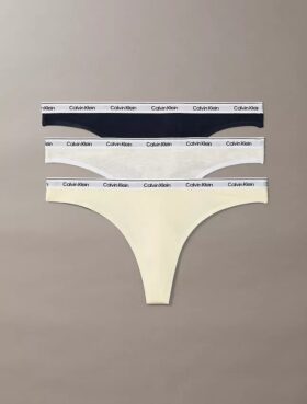 Icon Logo 3er-Pack Low-Rise-Thong