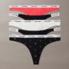 Icon Logo 5er-Pack gemischte Thongs