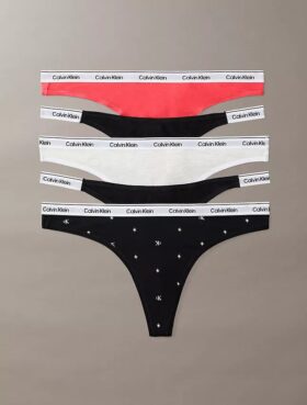 Icon Logo 5er-Pack gemischte Thongs