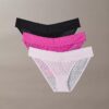Icon Logo Lace 3er-Pack Bikini mit niedriger Leibhöhe