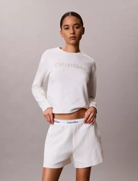 Icon Schlafshorts aus Baumwoll-Frottee
