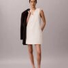 Interlock-Minikleid mit V-Ausschnitt Interlock-Minikleid mit V-Ausschnitt