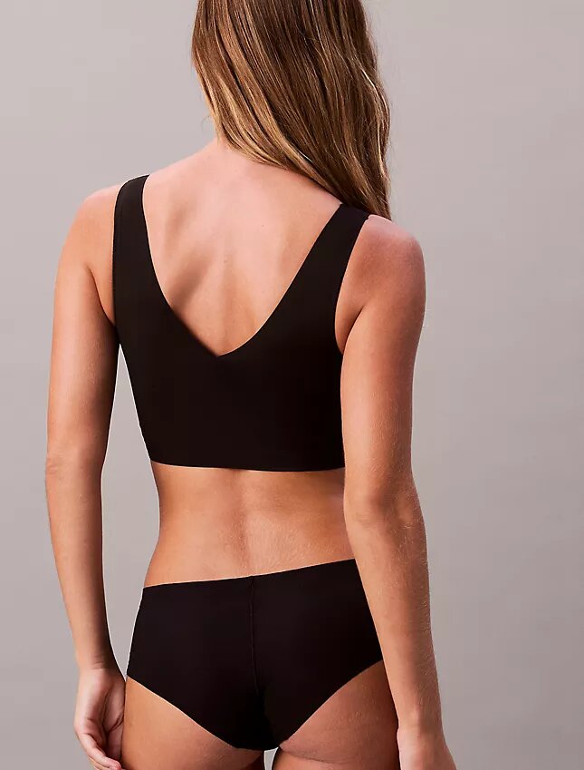 Invisibles Leicht gefütterte Bralette mit V-Ausschnitt Invisibles Leicht gefütterte Bralette mit V-Ausschnitt