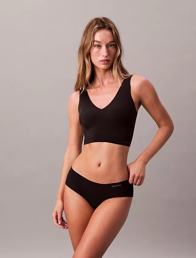 Invisibles Leicht gefütterte Bralette mit V-Ausschnitt Invisibles Leicht gefütterte Bralette mit V-Ausschnitt