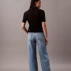 Jeans aus Lyocell-Mischung mit weitem Bein