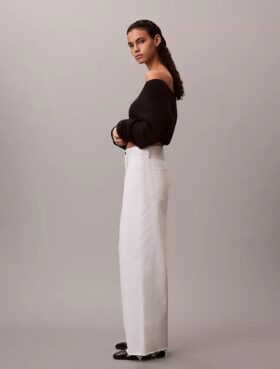 Jeans mit weitem Bein Jeans mit weitem Bein