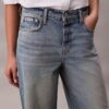 Jeans mit weitem Bein Jeans mit weitem Bein