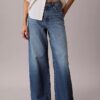 Jeans mit weitem Bein Jeans mit weitem Bein