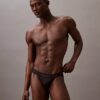 Jockstrap aus Mikrofaser und Spitze Jockstrap aus Mikrofaser und Spitze